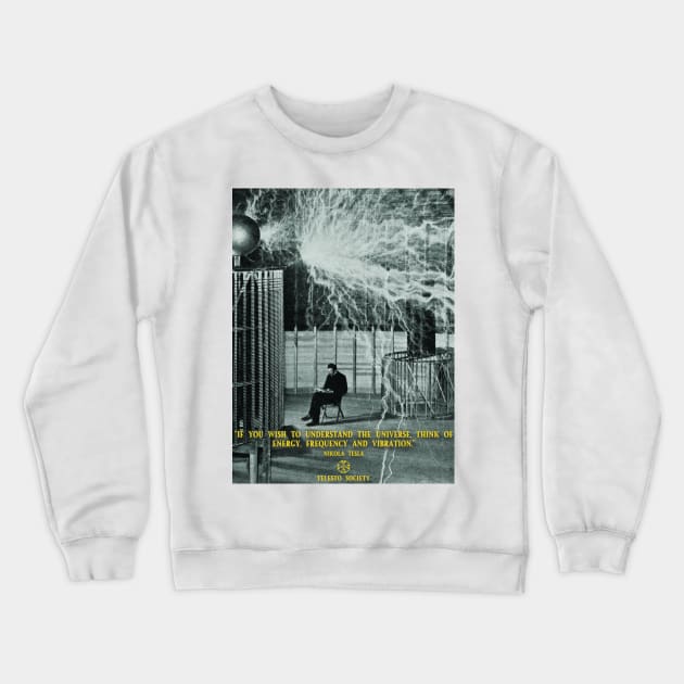 Tesla Crewneck Sweatshirt by Telesto Society